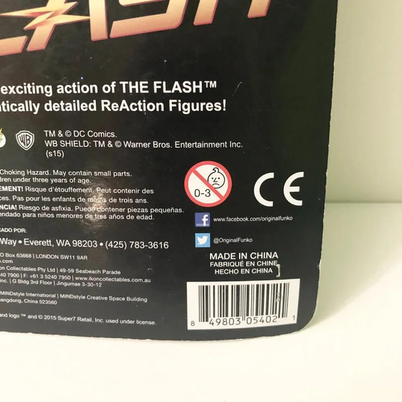 2015 Funko Reverse Flash 3.75 Inch Poseable  Action Figures DC Comics - Picture 8 of 16